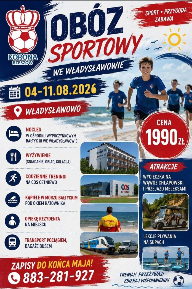 Zapisy na obóz sportowy